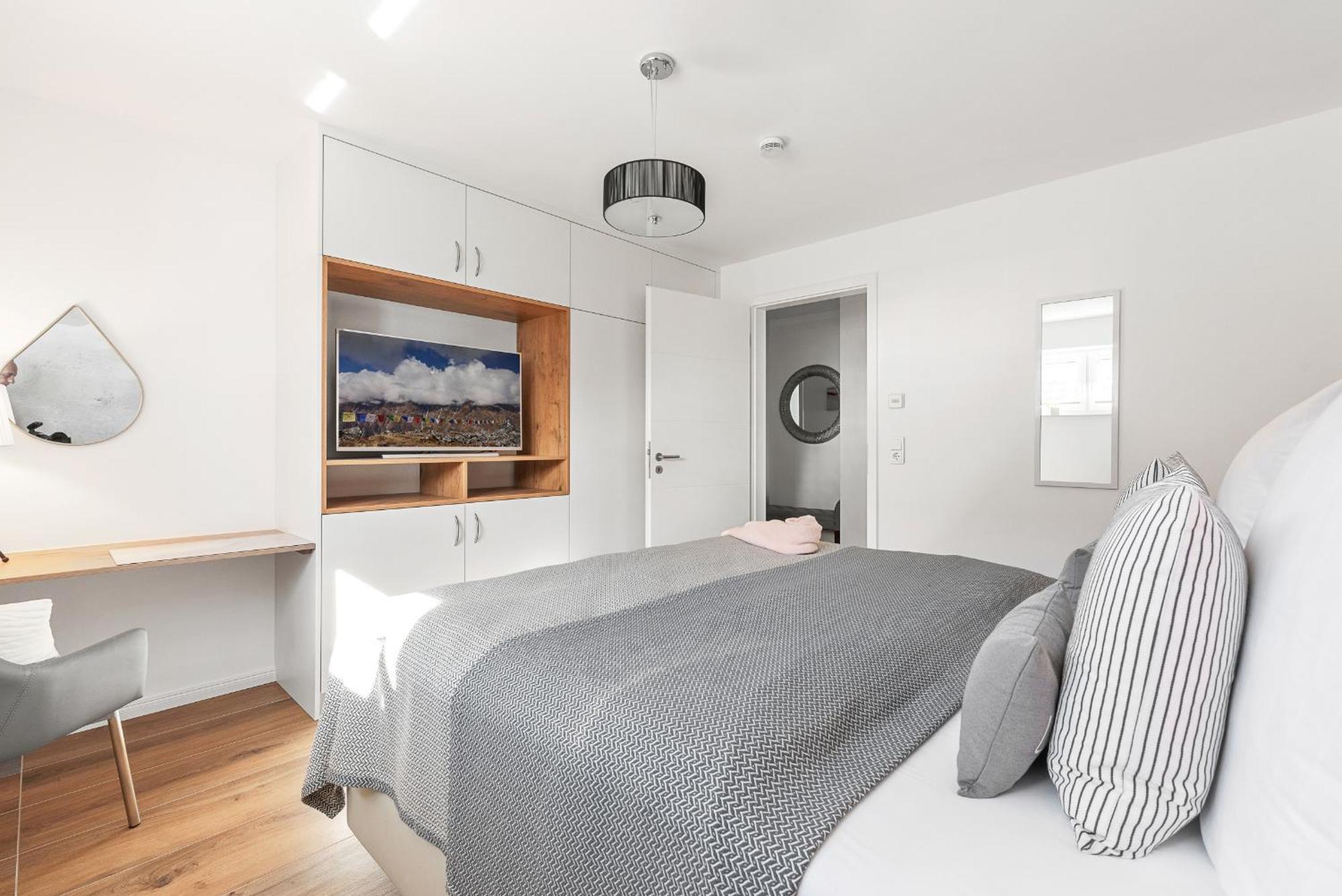 Horizont- Direkt Am Wasser, Hafenblick, Fahrstuhl, Sauna, Ueberdachter Balkon Olpenitz Kültér fotó