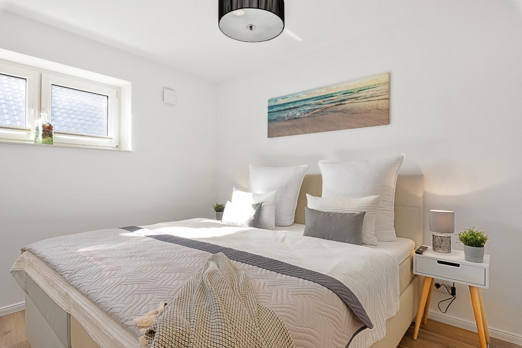 Horizont- Direkt Am Wasser, Hafenblick, Fahrstuhl, Sauna, Ueberdachter Balkon Olpenitz Kültér fotó